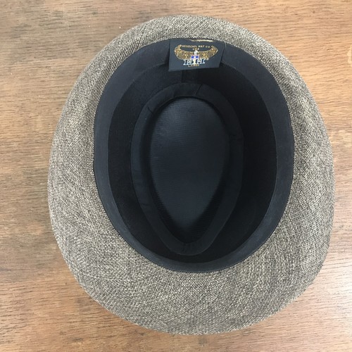 Henschel Hat Company 100 % Polyester Fedora Herren Größe Large USA (CH18) - Bild 6 von 6
