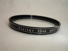 VIVITAR 58mm SOFT Focus Filter