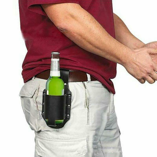 Beer Belt Waist Bottle Holder Outdoor Portable Bbq Bag Beverage Camping Holster - Afbeelding 2 van 6
