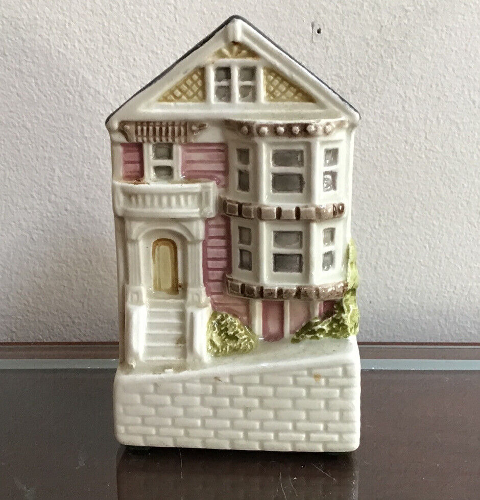 Vintage Otagiri Victorian San Francisco Single Cottage Salt Vintage Otagiri Victorian San Francisco Single Cottage Salt