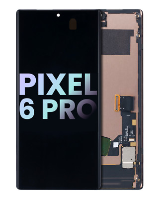 OLED Assembly With Frame W Finger Print Sensor Compatible For Google Pixel 6 Pro
