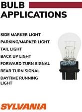 1 Sylvania 3157 Long Life 3157ll Mini Bulb Clear Wedge Lamp Bulb Chevy