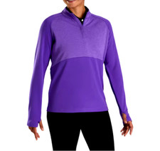 New FootJoy Heather Block Half Zip Midlayer Violet Women's Medium 29269