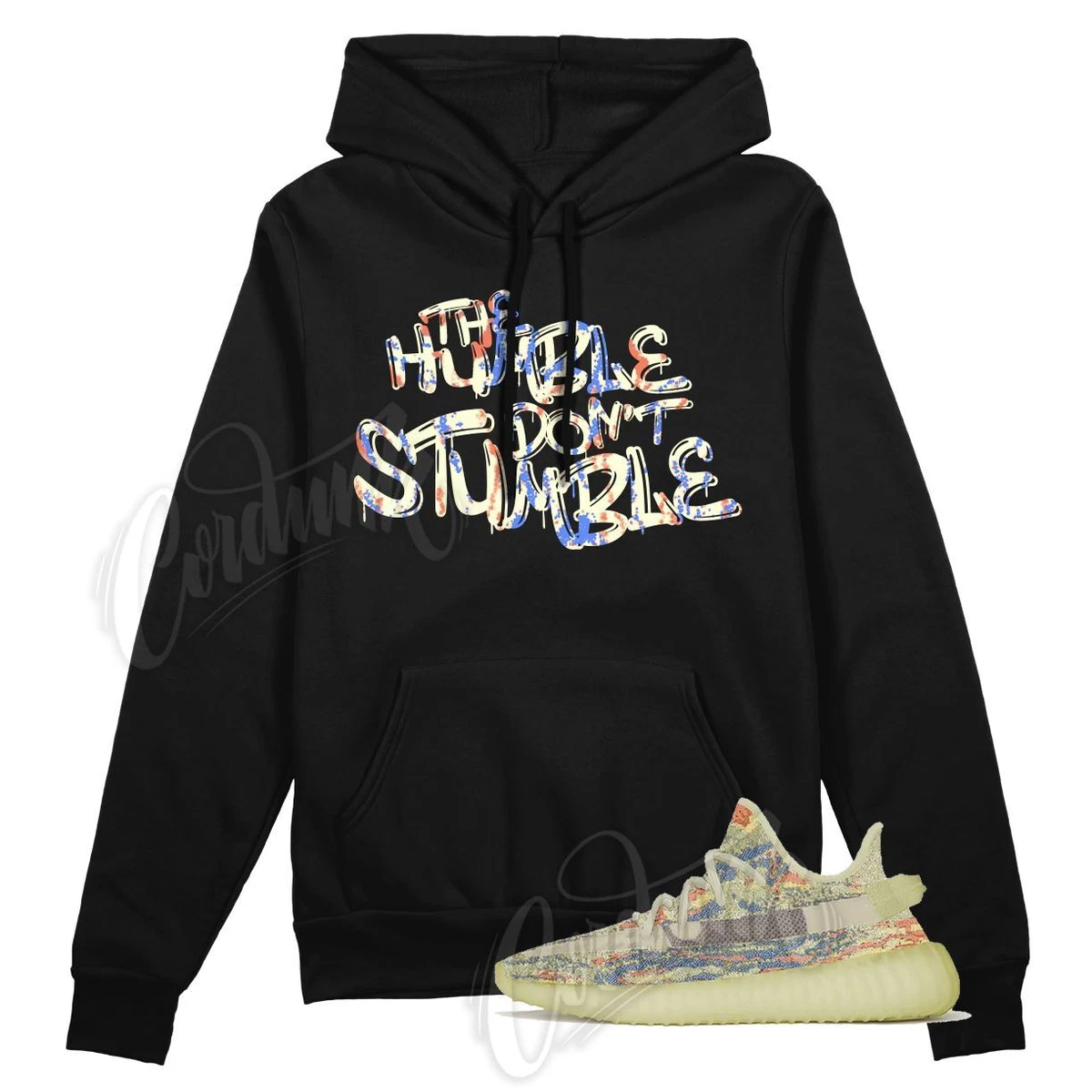 HUMBLE Hoodie for YZ Boost 350 V2 MX OAT Yellow Butter Orange Blue
