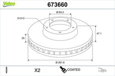 Disque de frein Honda FR-V