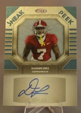 2025  SAGE  SNEAK  PEAK  AUTOGRAPH  #SPA-DJ  DASHAWN  JONES  - BLUE - CORNERBACK