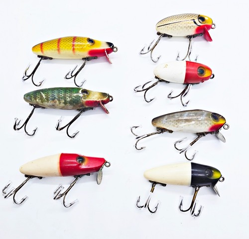 Vieux Leurre De Pêche Vintage Wright & McGill BUG-A-BOO Avec Lèvres En Métal – Fabrication USA