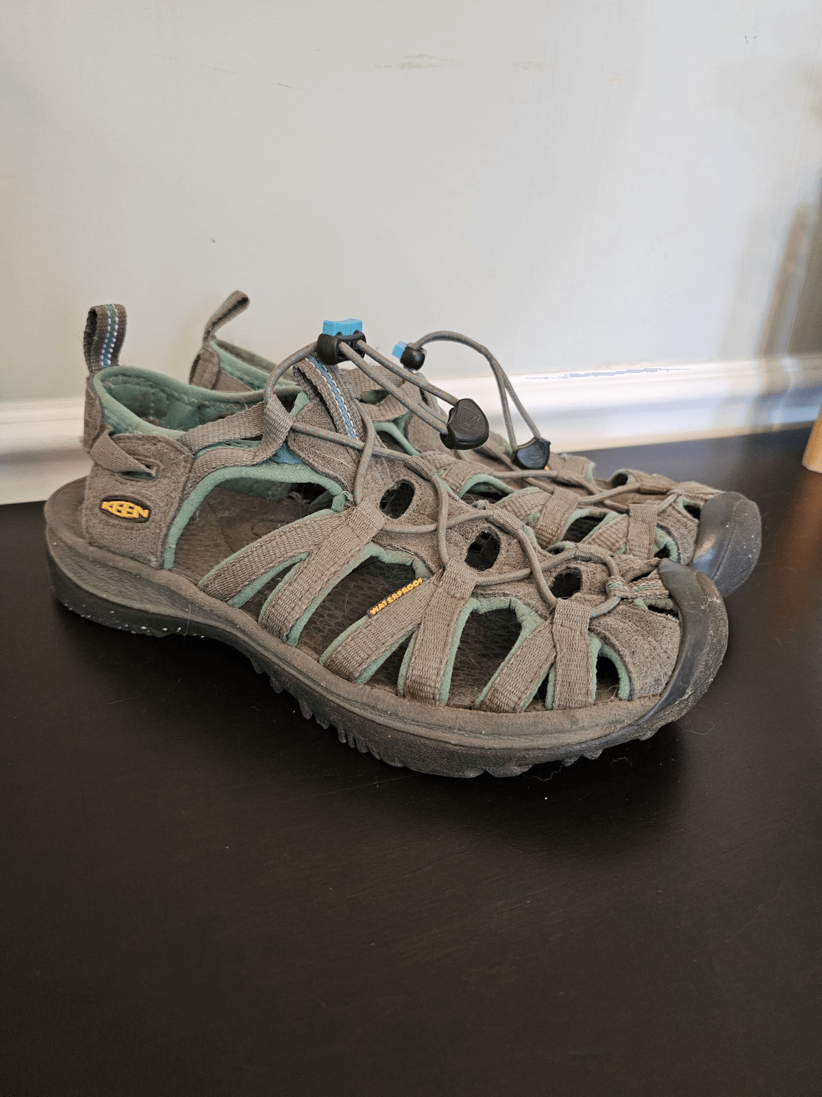 Sandali Keen Whisper donna grigio acqua acqua escursionismo outdoor campeggio scarpe