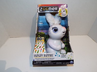 Spin Master Zoomer Hungry Bunnies Chewy Interactive Rabbit Bunny Robotic New