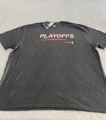 Minnesota Wild Fanatics 2022 NHL Stanley Cup Playoffs TShirt 3XL