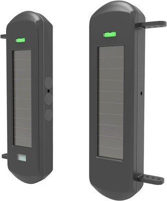 HTZSafe Extra Solarsensor Einfahrt Alarmanlage 800m Übertragung 100m breit