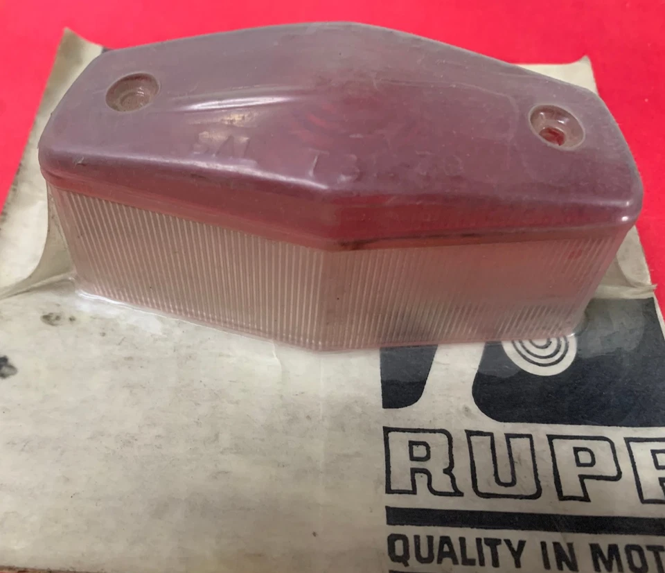LENTE DE LUZ TRASERA MiniBike Rupp OEM VINTAGE #15288 70-74 ROADSTER Foto 2 de 4