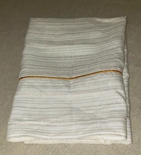 CHALICE VEIL CHURCH ALTAR VESTMENT IVORY COTTON W/GOLD DETAIL