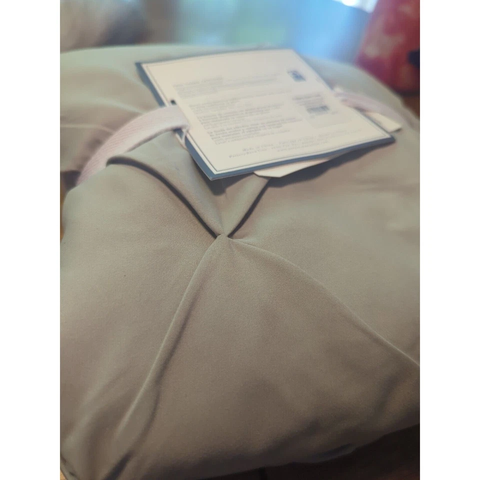 NUEVA Funda Nórdica Pottery Barn BP Teen Dorm Pintunk Doble/Doble XL Gris Claro Foto 3 de 3