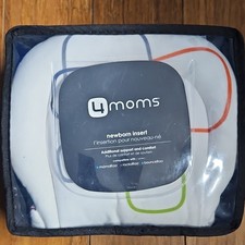 4moms Newborn Insert Reversible Soft Plush for mamaRoo rockaRoo bounceRoo White