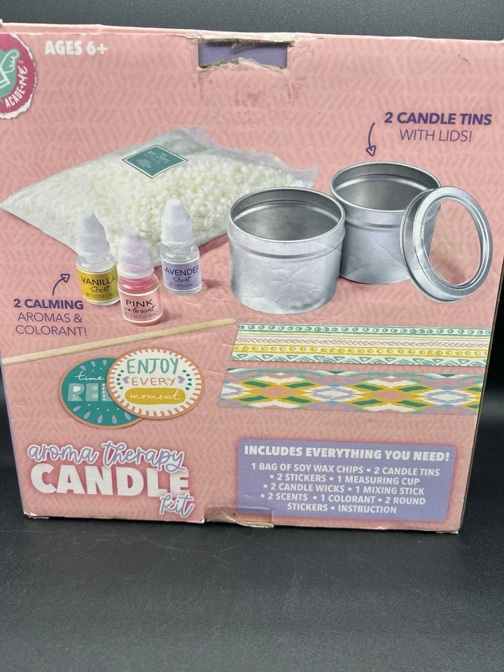 NEW DIY Journal Kit Set for Girls, Decorate Your Planner & Good Vibes Candle Kit - Image 2 of 4