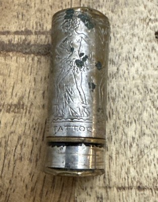 VINTAGE 1930's TATTOO SAVAGE LIPSTICK EROTIC HULA GIRL TUBE