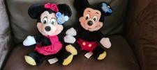 Original Walt Disney Micky und Mini Maus Plüsch ca.18 cm von 1988