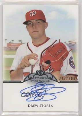 2011 Topps Marquee Monumental Markings 277/600 Drew Storen #MM-DST Auto 0x0