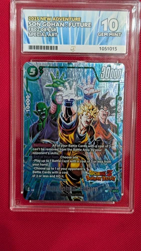 Bandai 2025 New Adventure Son Gohan : Future SR Special Art Foil FB02-089 ace 10