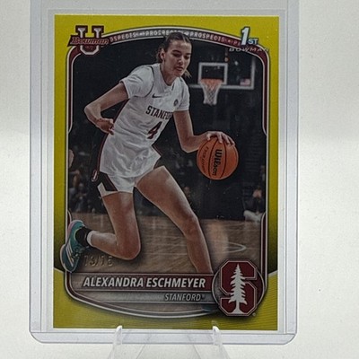 Topps 2025 Bowman Chrome Alexandra Eschmeyer Gold Stanford BCP /75