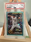 2024 Paul Skenes Topps Chrome Update #USC27 Aqua/199 PSA 9