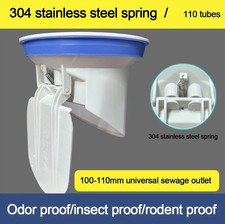 1pc Automatic Closing Toilet Flange Ring Anti...