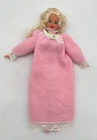 Vintage Mattel 1993 Bedtime Barbie Soft Body Doll Original Pink Dress Blonde EUC