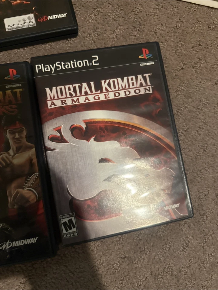 Mortal Kombat Kollection (Sony PlayStation 2, 2008) PS2 Complete Bundle Set - Image 4 of 4