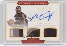 2016 Panini National Treasures Game Gear Triple Prime 1/25 Marcus Camby Auto 4f5