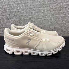 Cojín Cloudtec On Cloud 6 para mujer talla 9,5 perla/blanco para correr gravedad cero