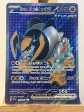 Pokémon TCG Iron Boulder EX 192/162 Ultra Rare NM Full Art