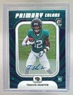Travis Hunter 2025 Panini Donruss Optic Primary Colors RC Auto Purple Stars /25