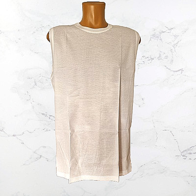 Julipet Italy Luxury Men`s Undershirt / T-Shirt White  Deadstock Sylter Boutique