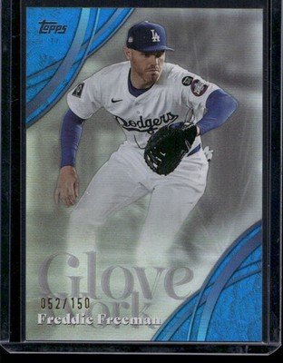 2026 Topps #GW-29 Freddie Freeman Glove Work Blue Foil #/150