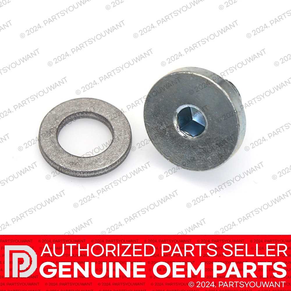 GENUINE Toyota OEM ATM Oil Drain Plug Bolt 90341-12034 + Gasket 90430-12008 NEW