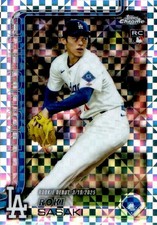 2025 Topps Chrome Update #USC73 Roki Sasaki X-Fractors