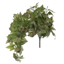 Vickerman 25 in. in Green Artificial Hanging Ivy Stem