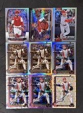 Wilson Contreras (9) Lot Topps Chrome Sepia Prism Rainbow Foil Diamante Glitter