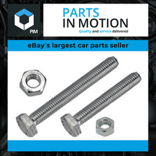 Image of 6x Set Screw / Nut M10 X 40mm X 2 PWN034 Wot-Nots Quality MULTIBUY SAVER New