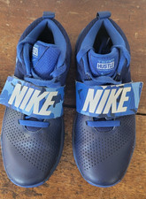 Nike Team Hustle D 8 Basketball Sneakers in Blue and White Sz US 5 Youth Boys