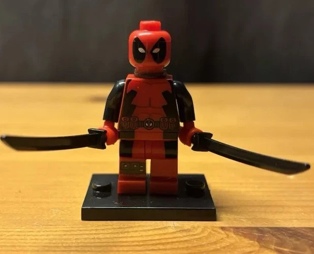 Lego CUSTOM Deadpool Minifigure Chopper Showdown 6866 SH0032 - Image 4 of 4