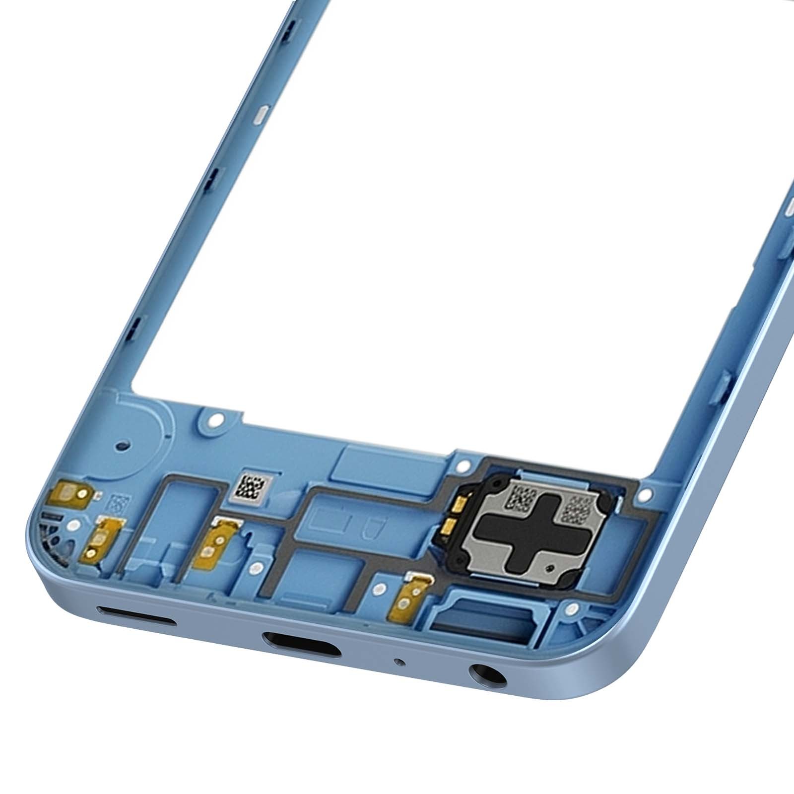 Châssis central Bleu original pour Samsung Galaxy A15 5G - 3