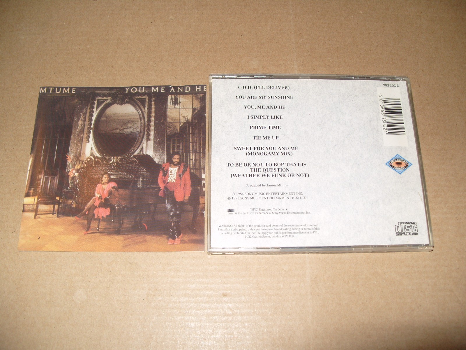 Mtume – You, Me And He 1993 CD NEAR MINT/INLAYS VERY GOOD. RARE! (M1)