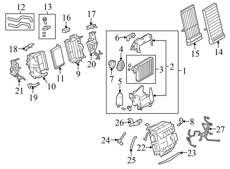 2008-2012 AUDI S5 - AC Evaporator 8K1898967A - Image 3 of 4