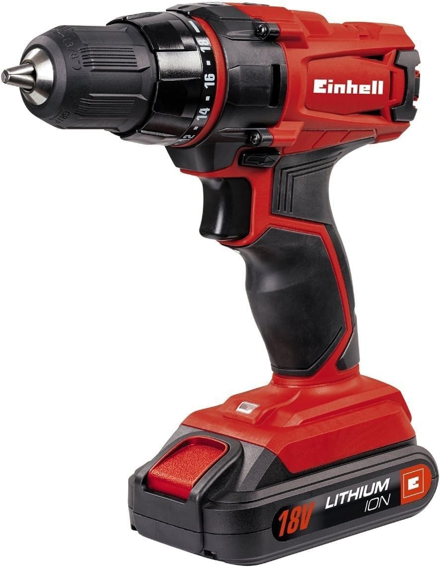 Trapano Avvitatore Einhell 18V TC-CD 18-2 Li con Batteria 1.5Ah