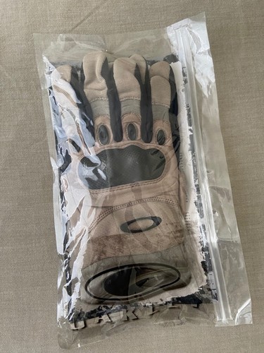 Oakley Factory Pilot Gloves Gen 1 Khaki XL 2007 USMC SEAL Navy NSW