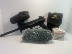 Tippmann A5 Paintball Marker package Hopper Pods to Viewloader Pod Pack Co2