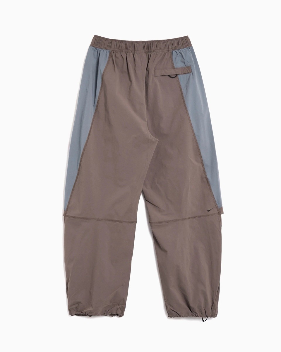 Nike Tech Pants Woven Stacked Oversized Zip Pocket Grey IH8466-289