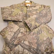 Vintage Walls Blizzard-Pruf Coveralls Mens Large Camo Insulated Realtree USA